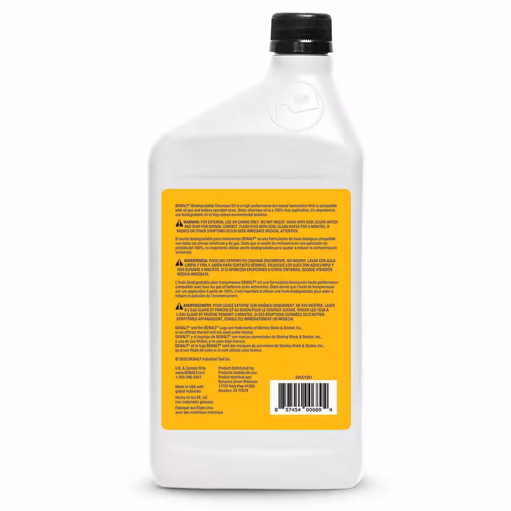 16 oz. Biodegradable Bar and Chain Oil