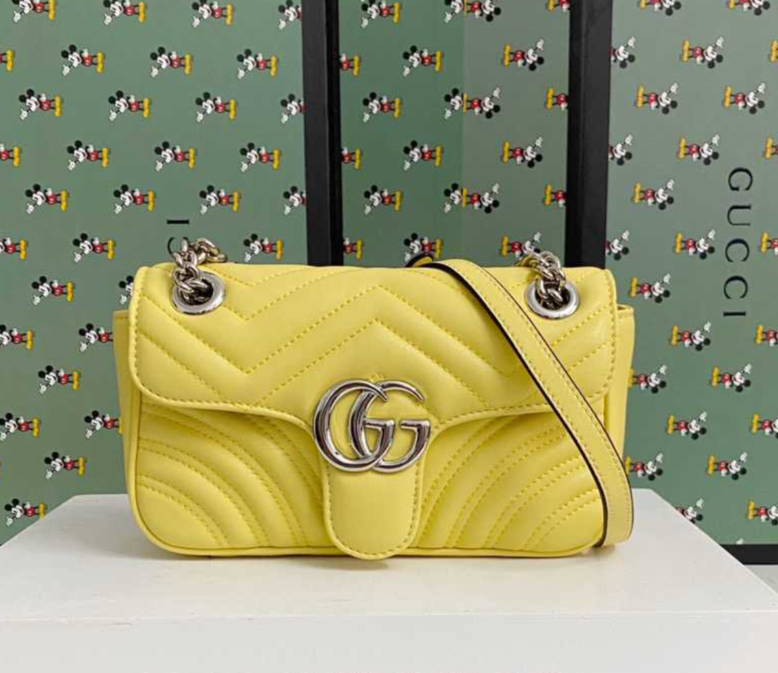 Gucci GG Marmont -Silver buckle(Replica)