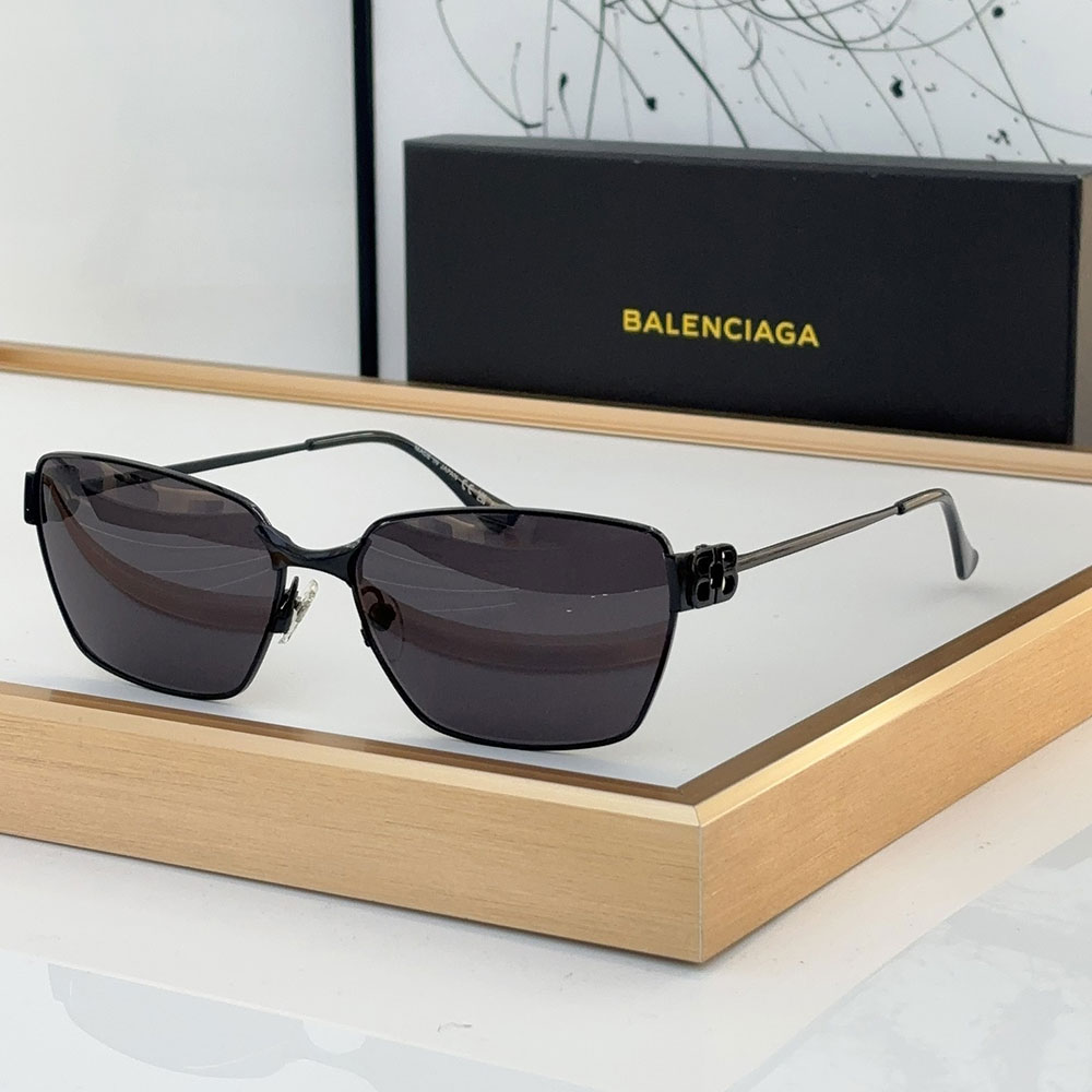 Balenciaga  Hollow metal Logo   sunglasses Top quality （Replica）