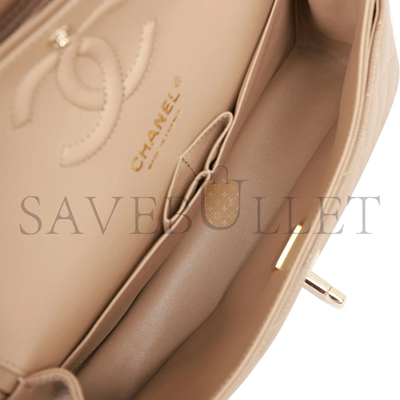 CHANEL MASTER CAVIAR QUILTED SMALL CLASSIC DOUBLE FLAP 1055216 (23*14.5*6cm)