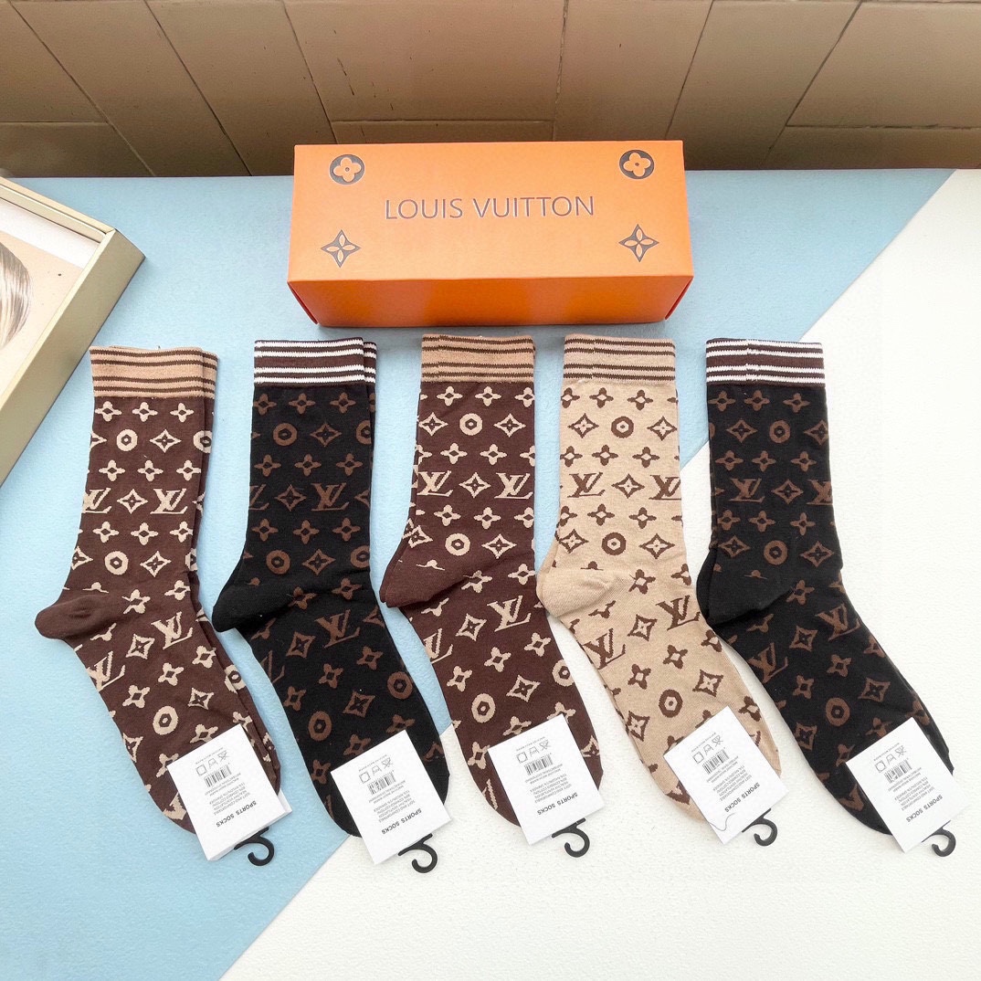 TOP Louis Vuitton LV LV European And American Famous Brand Stockings