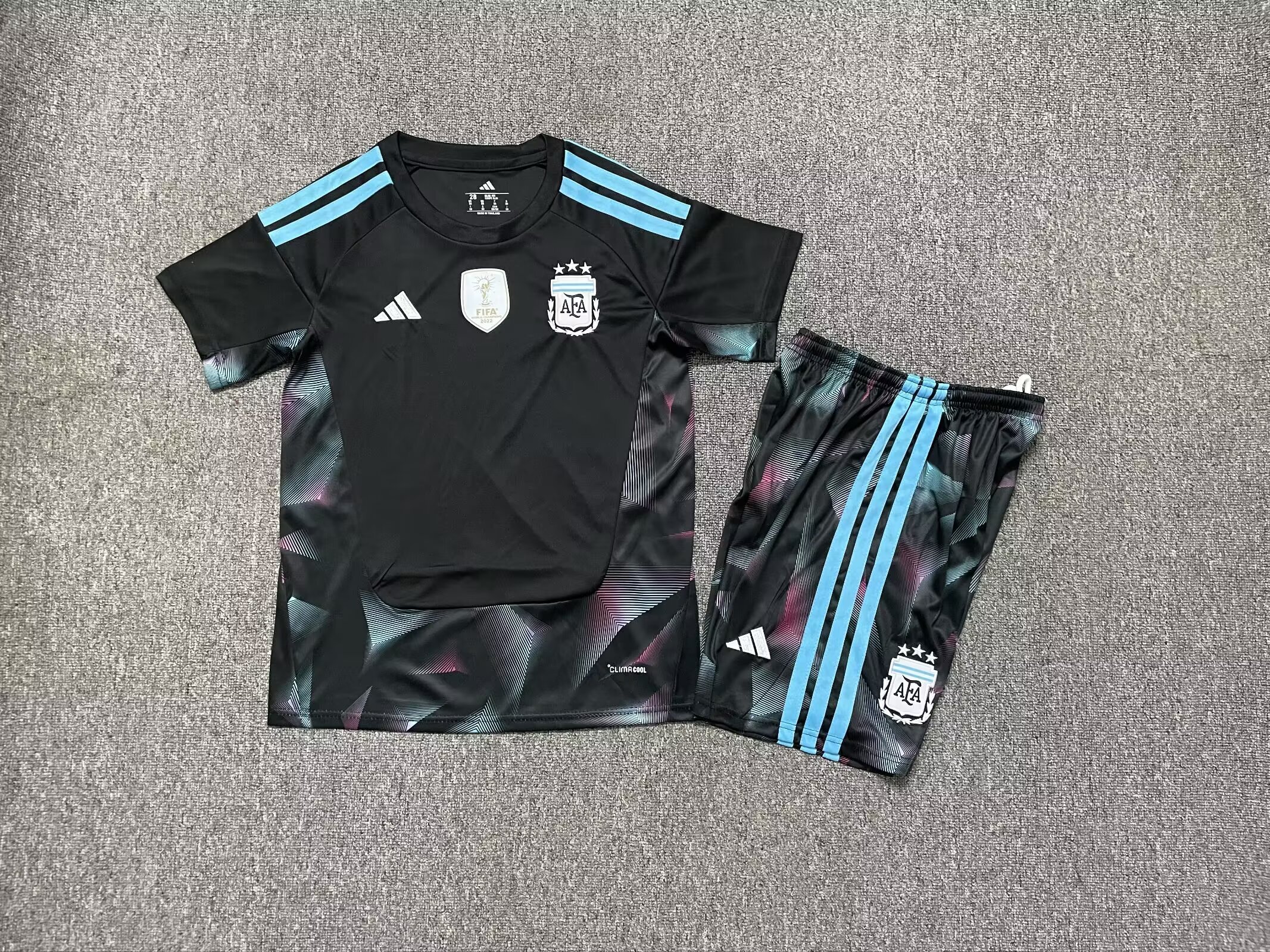 Argentina 2026 World Cup Goalkeeper Kids Kits Jersey