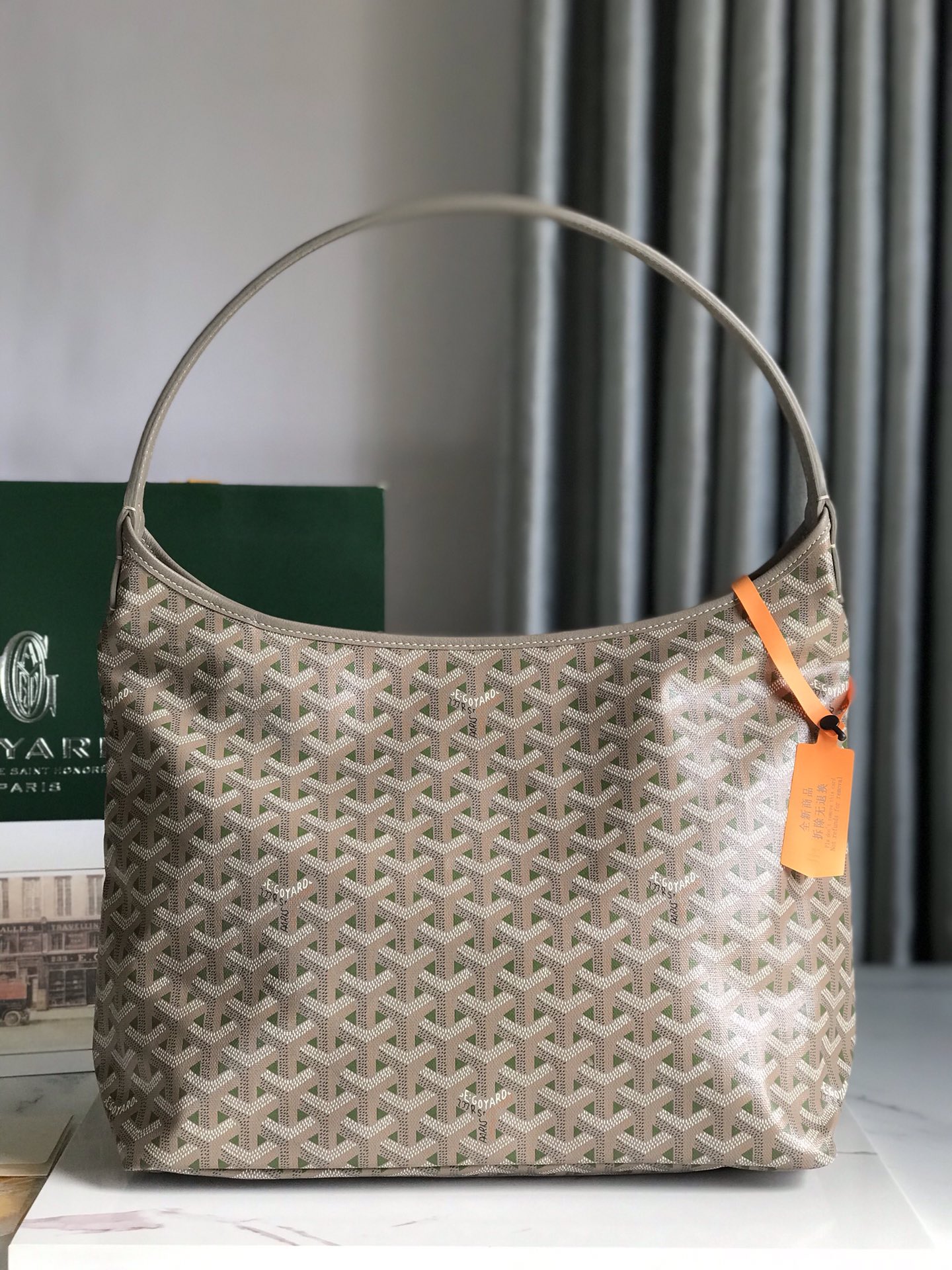 Goyard hobo boheme brown-green（10A Mirror Version）