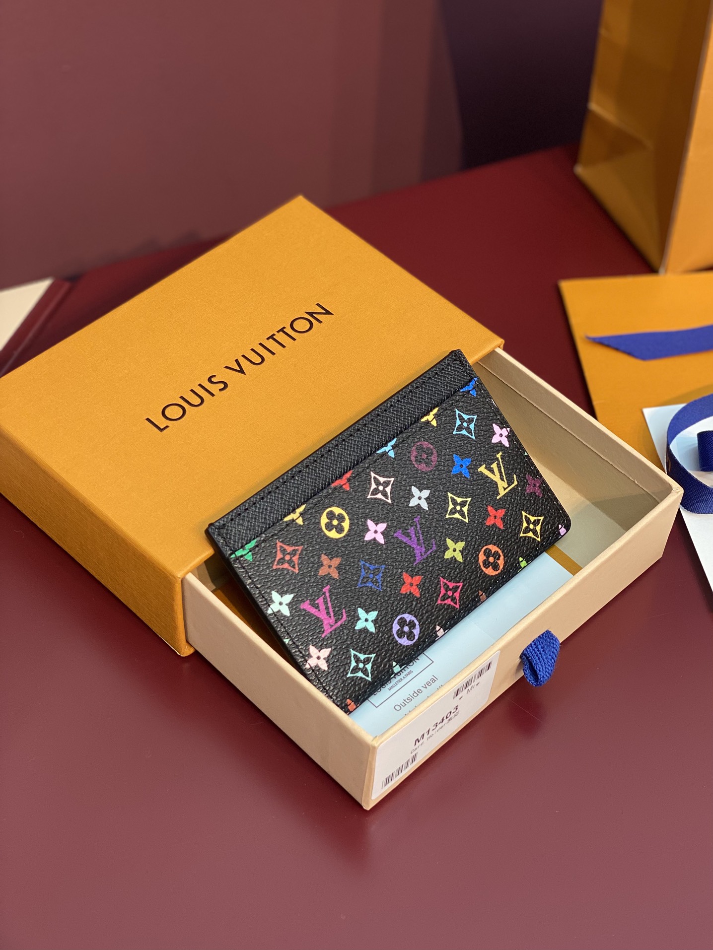 TOP Louis Vuitton LV Business Card Holder 11*7*0.5cm - Monogram