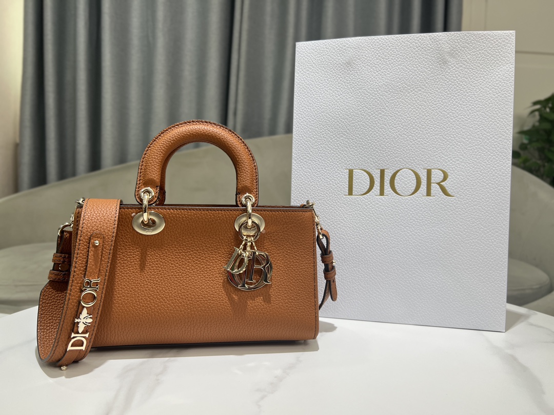 TOP Christian Dior Calfskin medium Lady D-Sire My ABC 30x20x13cm - 4 Colors - GHW