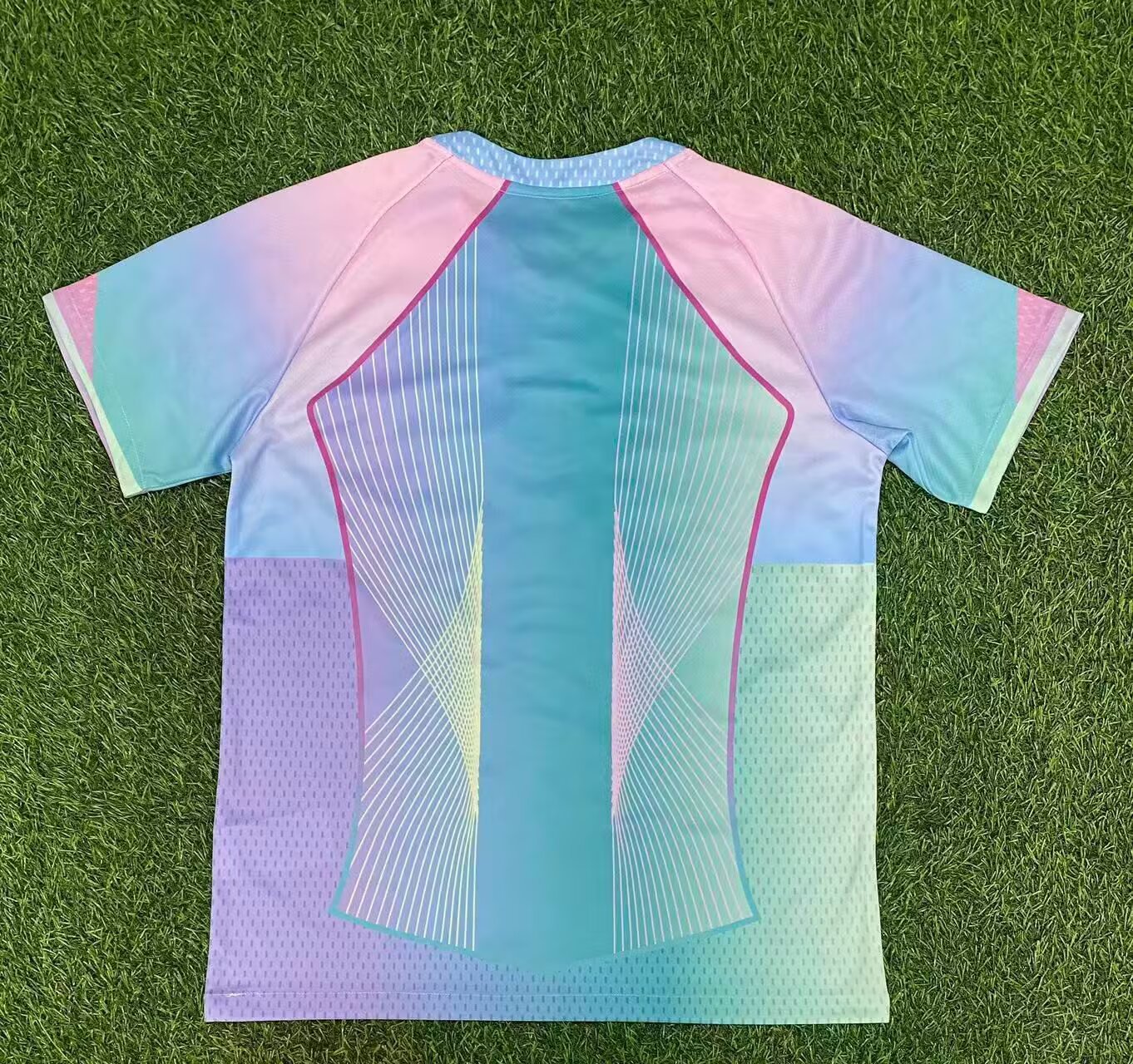 2025/2026 Barcelona Concept Pink Blue Gradient Football Shirt 1:1 Thai Quality