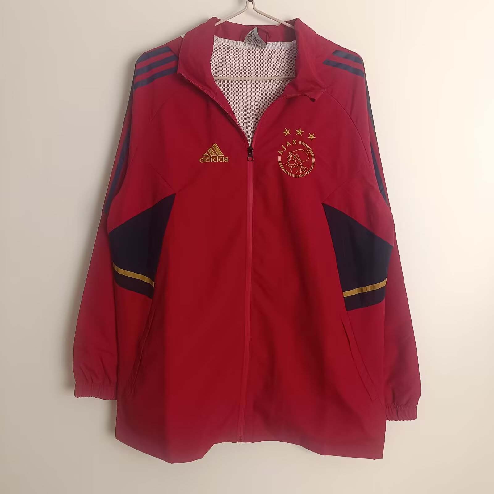 2025/2026 Ajax Windbreaker Red Football Shirt 1:1 Thai Quality
