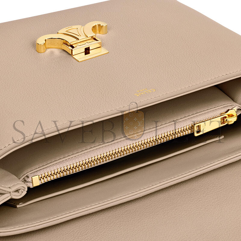 CELINE NINO SOFT GRAINED COWHIDE MEDIUM HANDBAG 117523FXK.03SA (25*17.5*10cm)