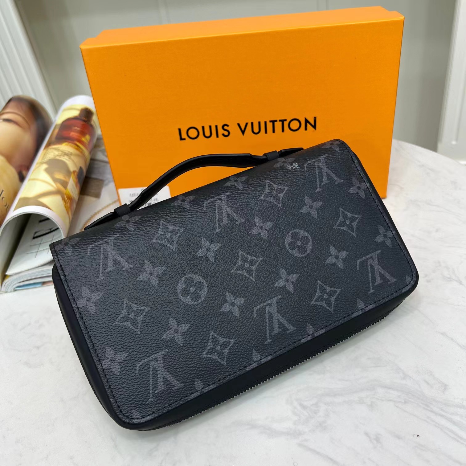 TOP Louis Vuitton LV Zippy XL Wallet 22X12X5CM