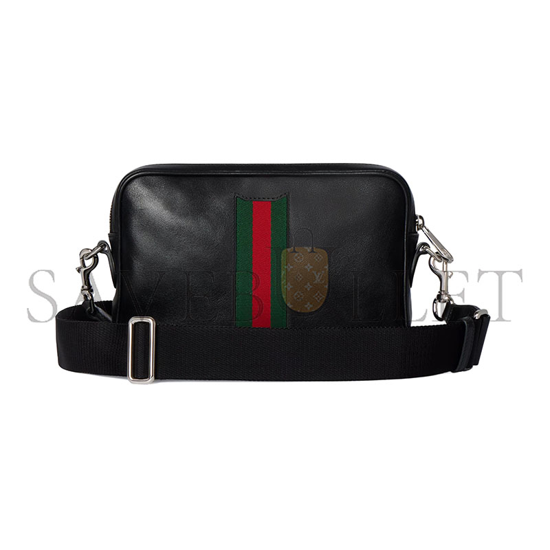 GUCCI WEB TRADEMARK SMALL CROSSBODY BAG 866982 (24*15*4cm)