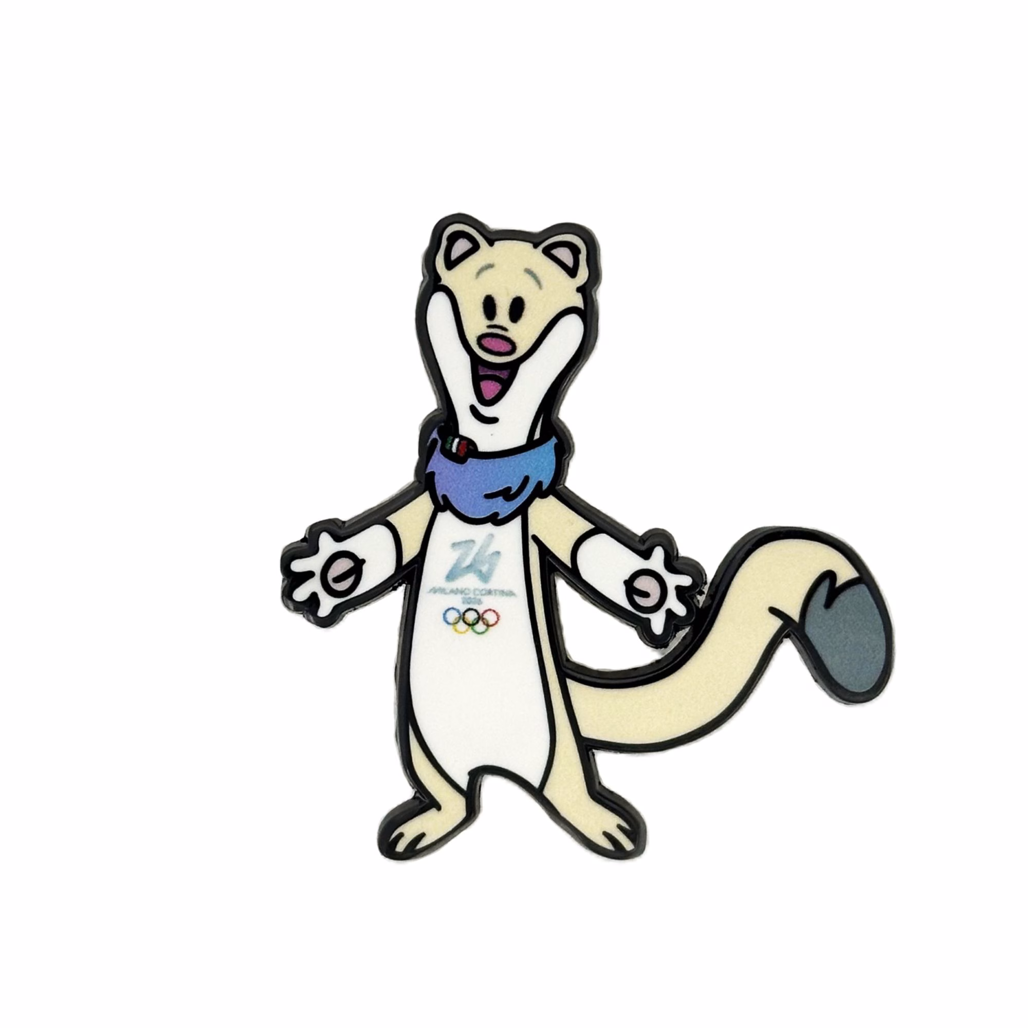 Milano Cortina 2026 Olympics Mascot Tina Pin Badge