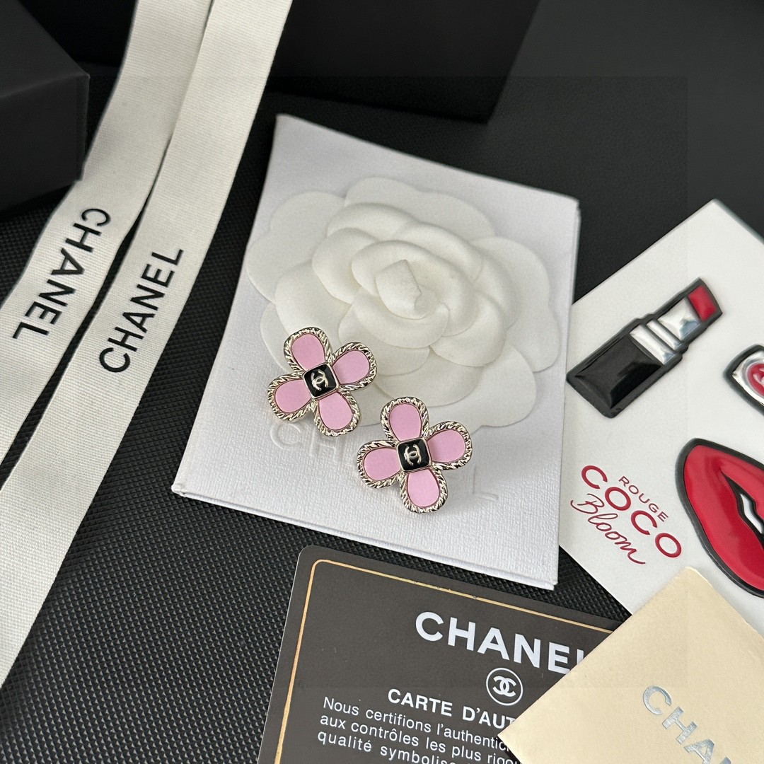 TOP CHANEL CC Flower Earring