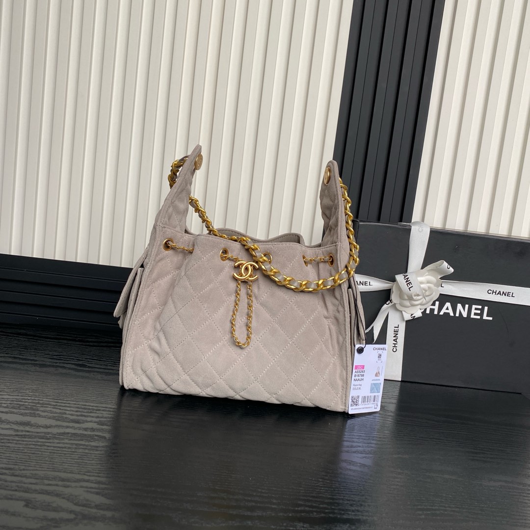 TOP CHANEL Hobo Shopping Bag 26x30x14cm/30x15x40cm - 3 Color