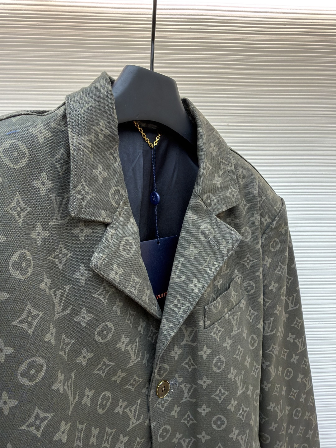 LOUIS VUITTON 满印字母提花西装