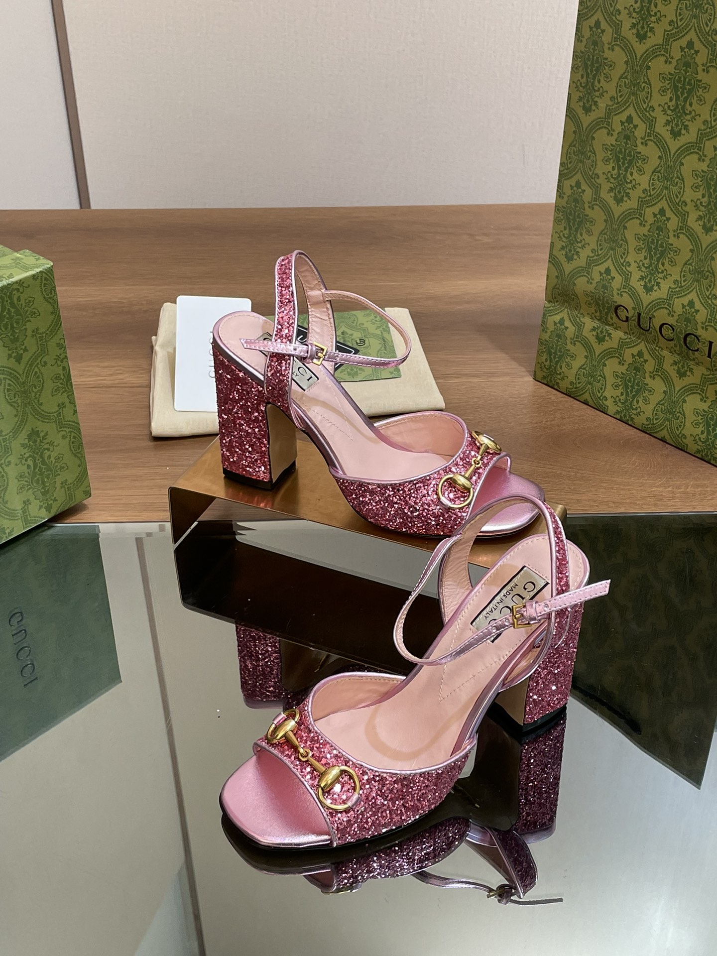 TOP GUCCI High Heel Sandals - 5 Color
