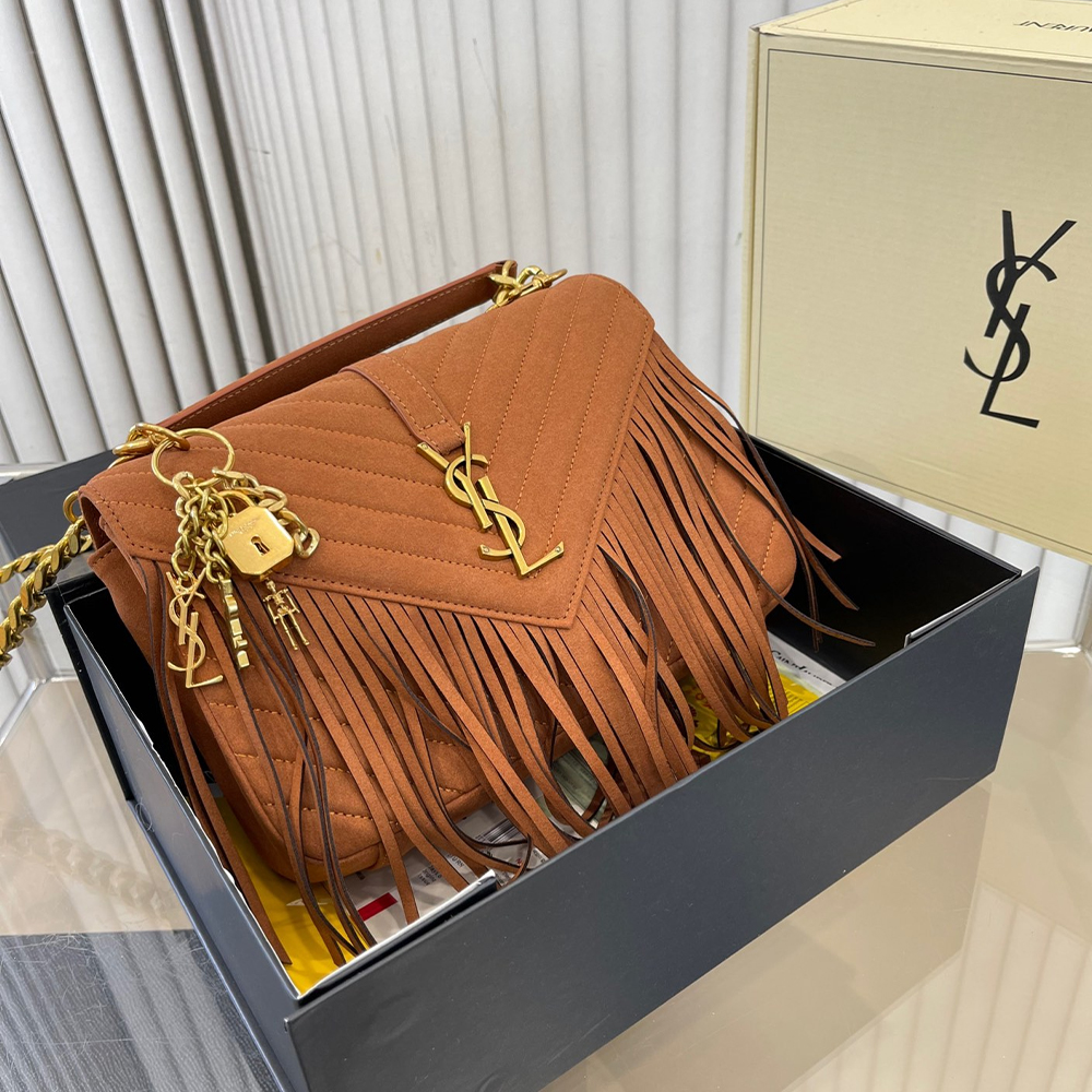 Saint Laurent YSL Monogram Tassel Hand Crossbody Bag (Replica)