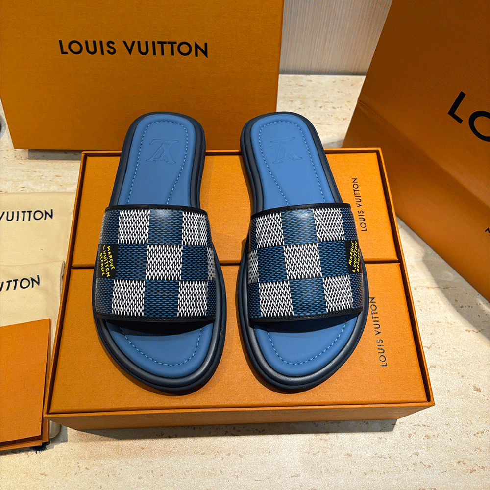 Louis Vuitton L Mule Sandals(Replica)