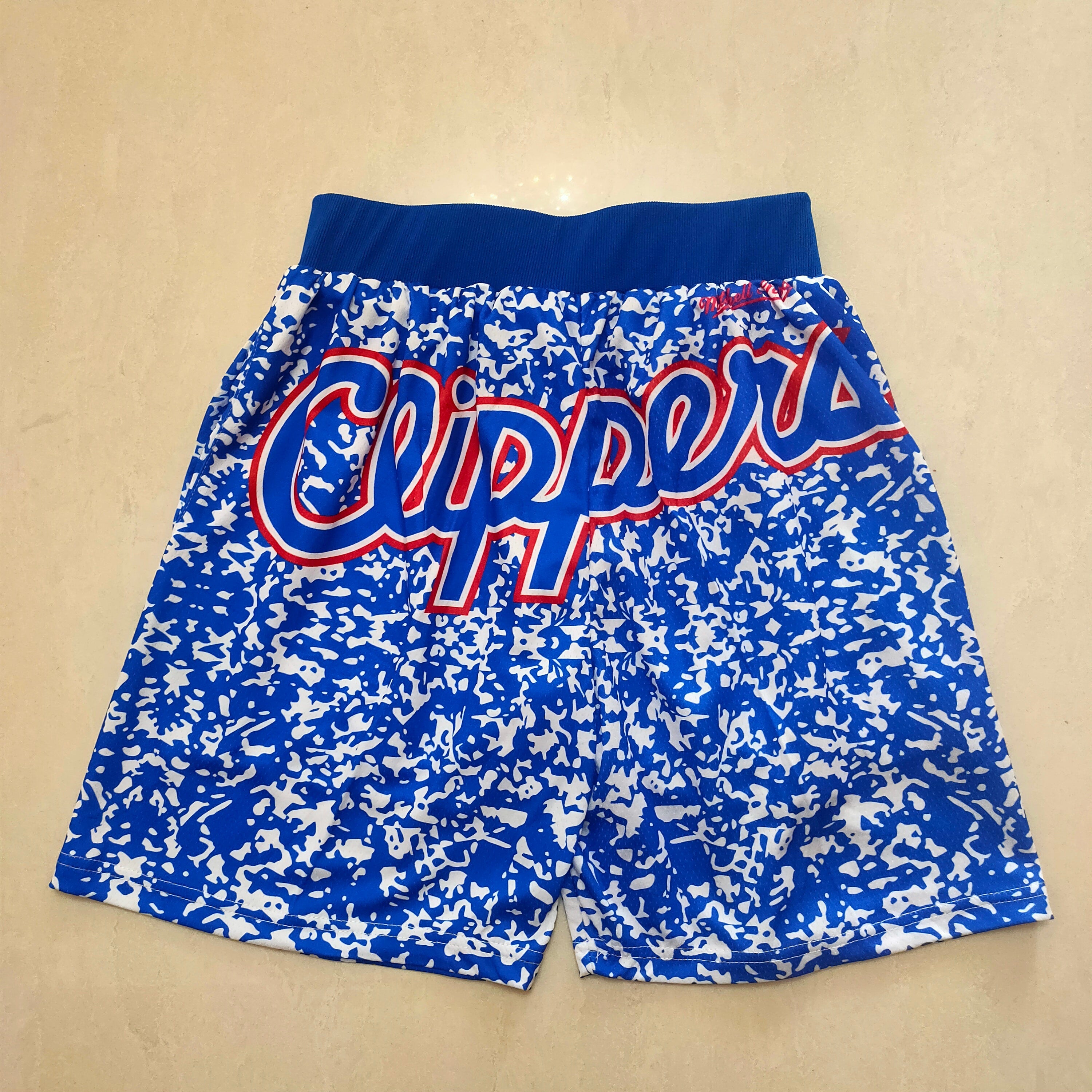 Los Angeles Clippers MitchellNess large team logo sports pants