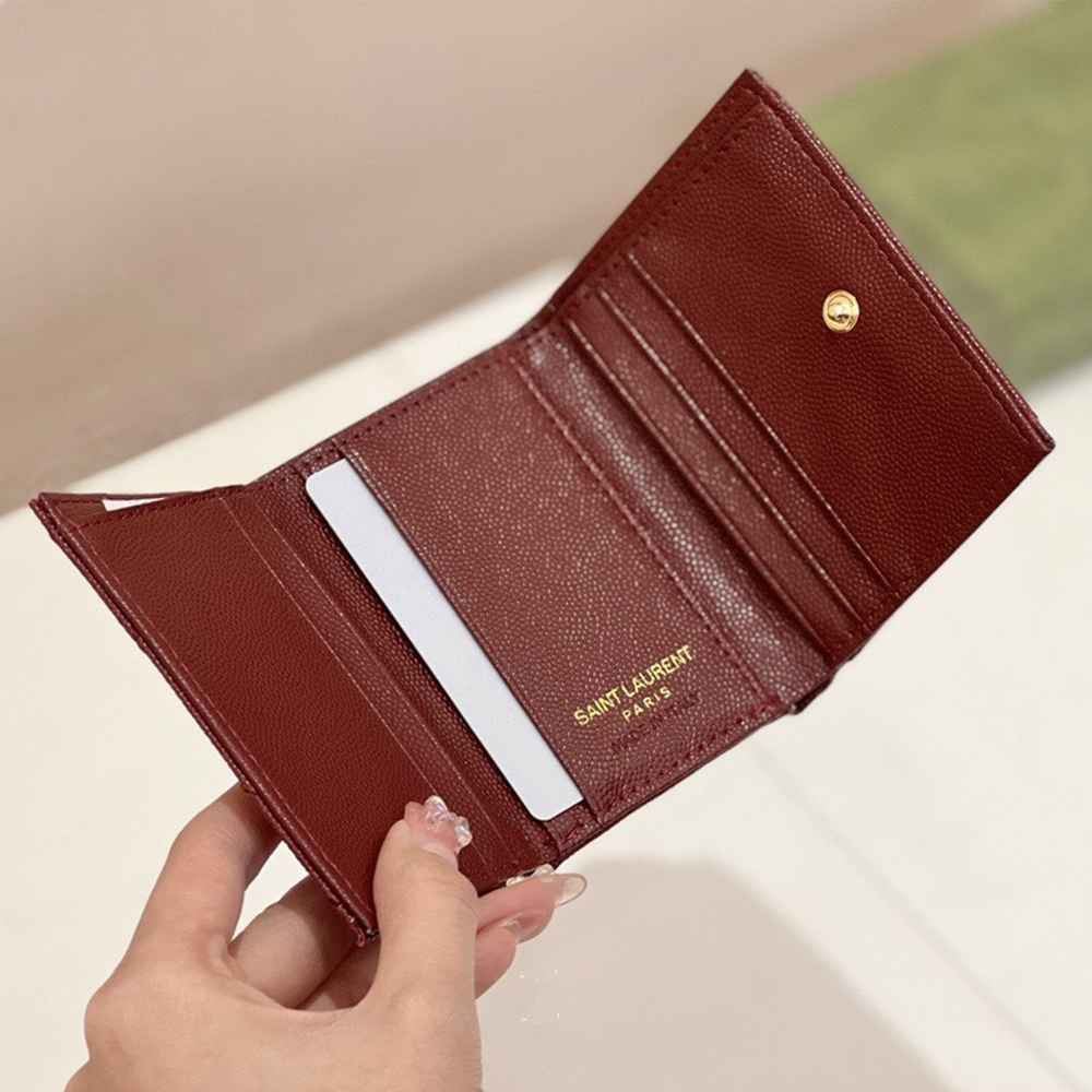 Saint Laurent YSL Leather Card Holder (Replica)