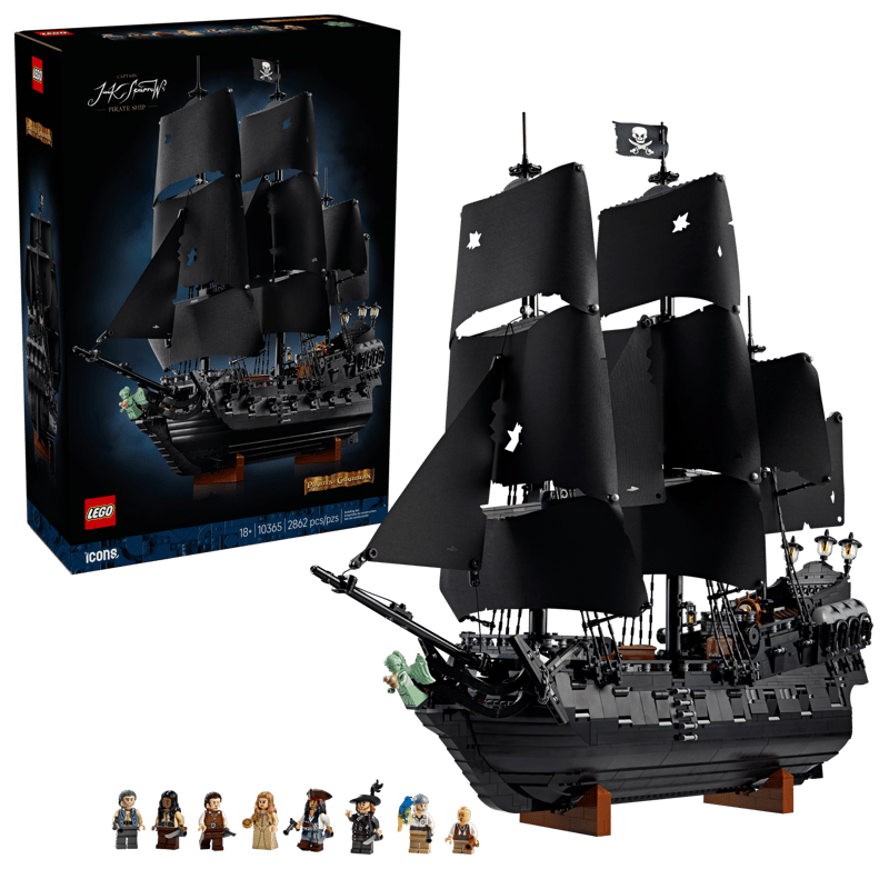 Captain Jack Sparrow's Pirate Ship 10365 Icons thumbnail 2