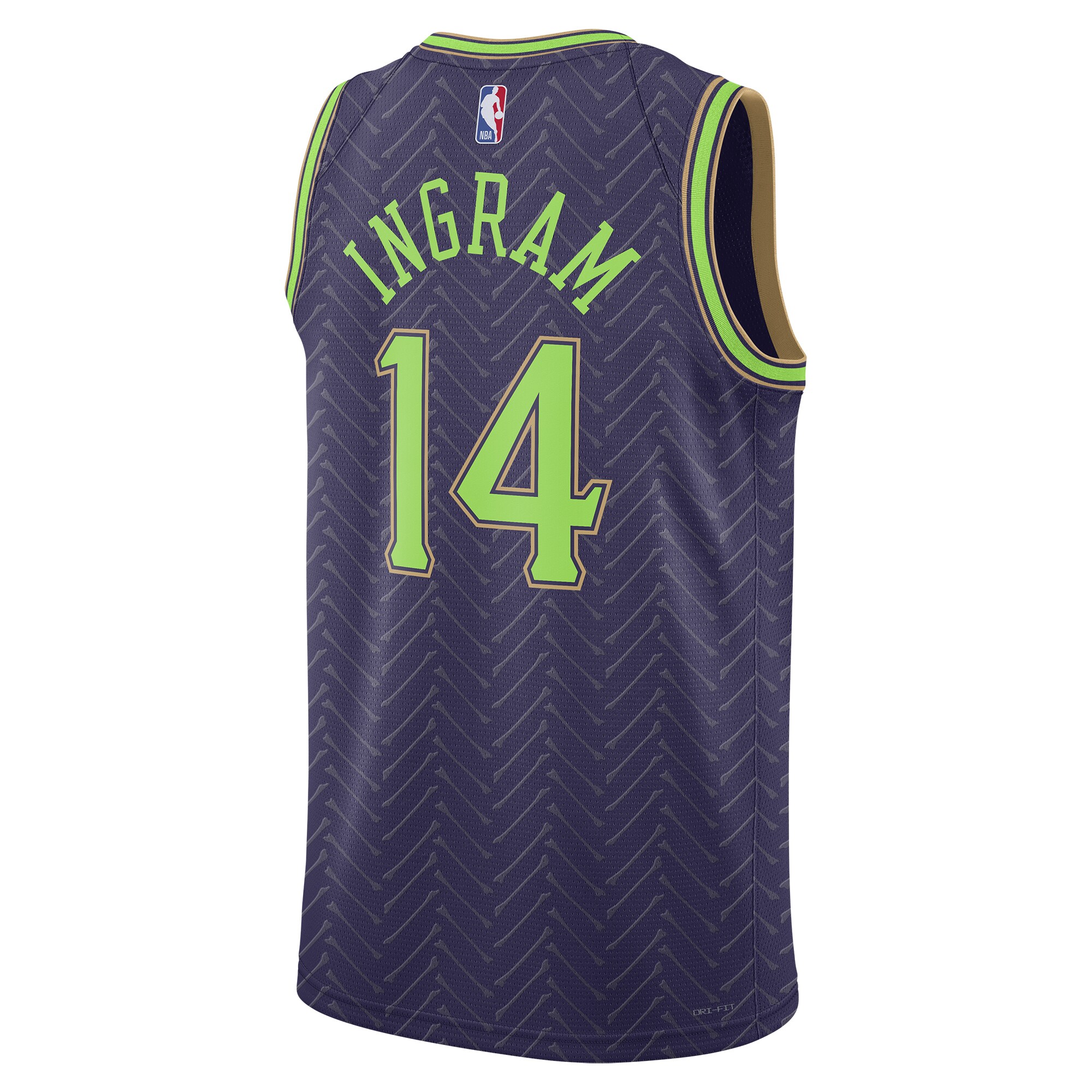 Unisex New Orleans Pelicans Brandon Ingram Purple 2024/25 Swingman Jersey - City Edition