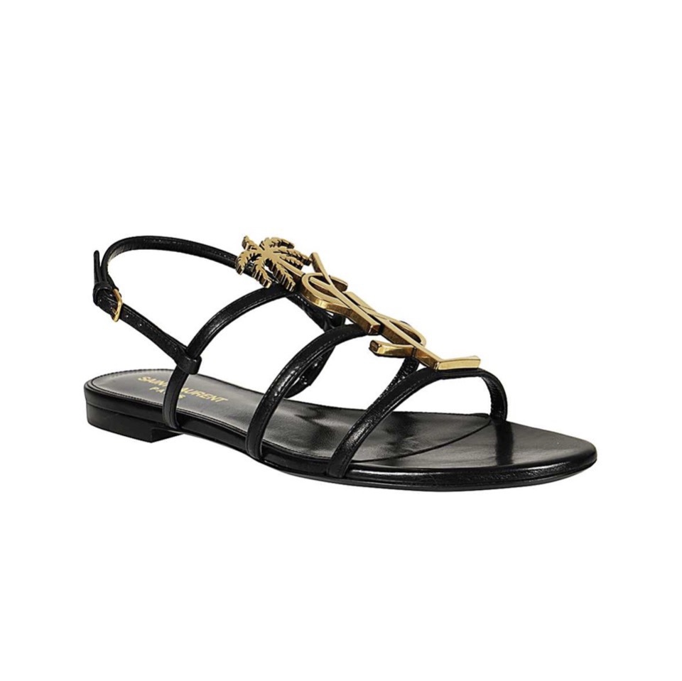 Saint Laurent YSL Open-toe Fashion Goes With Everything Slide Sandal (Replica)