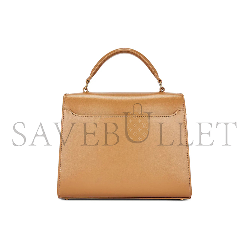 YSL CASSANDRA MINI TOP HANDLE BAG IN SMOOTH LEATHER 6239300SX0W9805 (20*16*7.5cm)