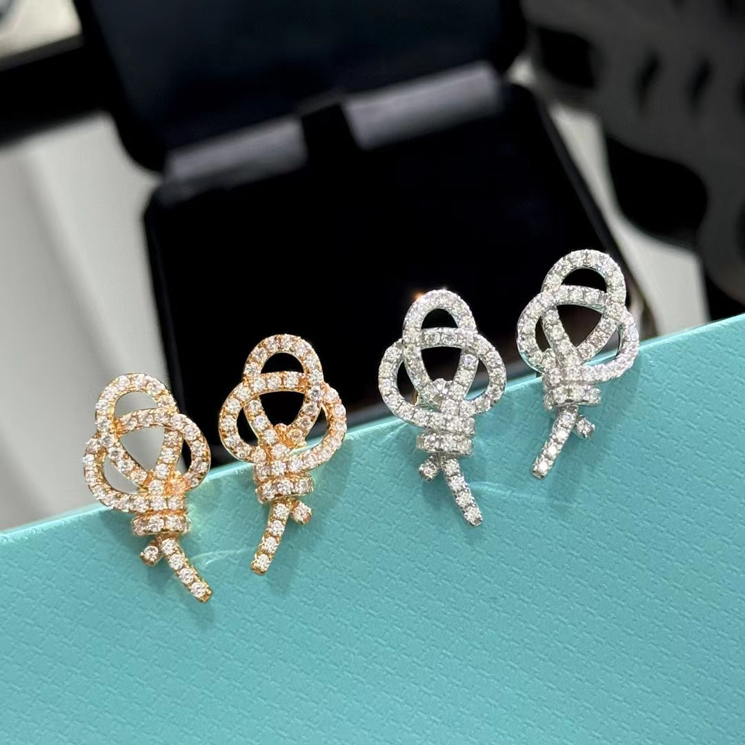 TOP Tiffany & Co. Knot Earrings - 2 Colors