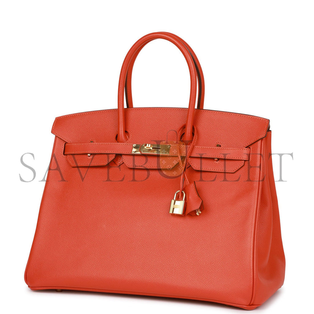 HERMES BIRKIN 35 EPSOM GOLD HARDWARE (35*25*18cm)