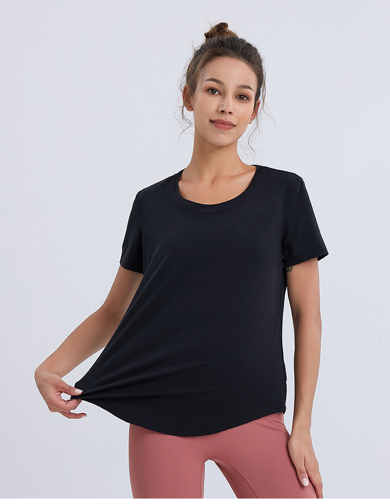Womens Seamless Bare-Sensation Tee