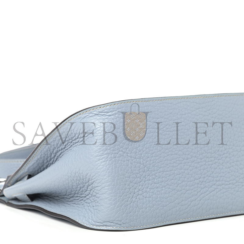 HERMÈS TAURILLON CLEMENCE JYPSIERE 28 BLEU LIN (28cm)