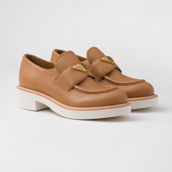TOP PRADA Leather loafers - 2 Color