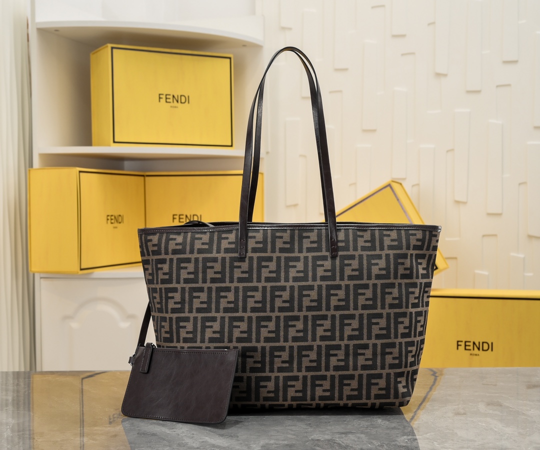 TOP FENDI FENDI Big Vintage Presbyopia Shopping Bag