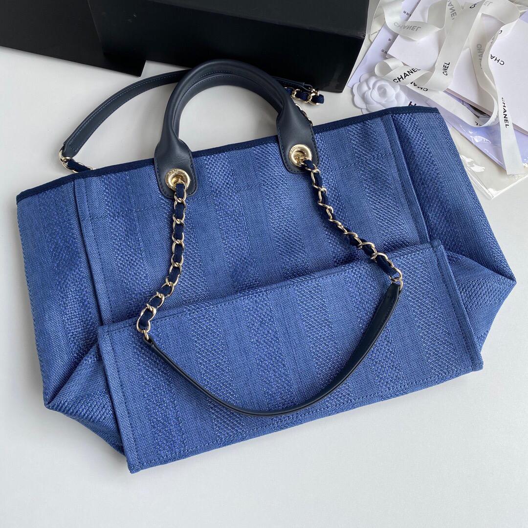 TOP CHANEL Deauville Tote - Blue