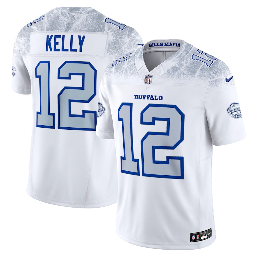 Jim Kelly Buffalo Bills 2025 Rivalries Collection Retired Player Limited Jersey - White