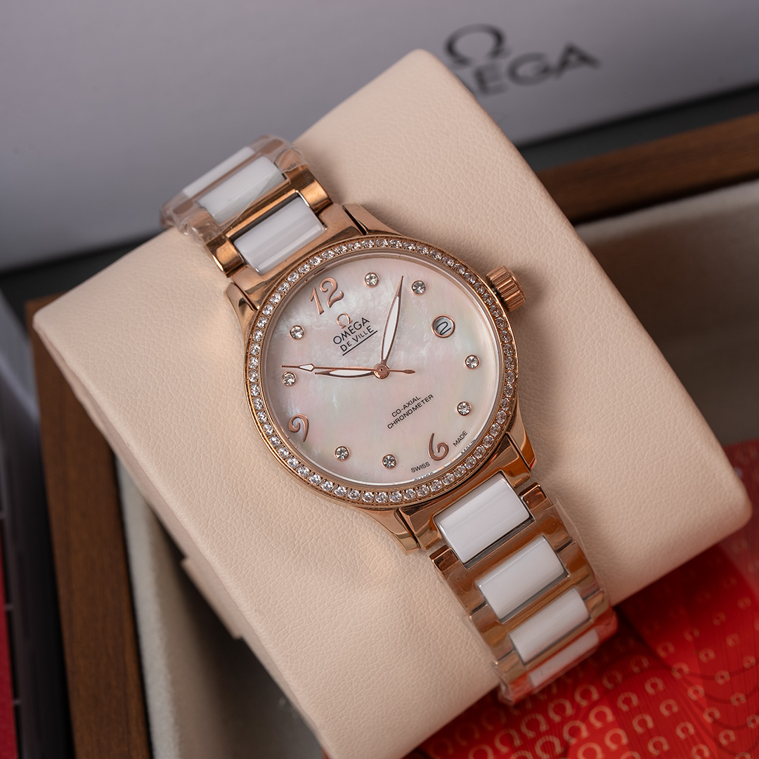 TOP OMEGA De Ville Ladymatic Watch 32mm - 2 Colors