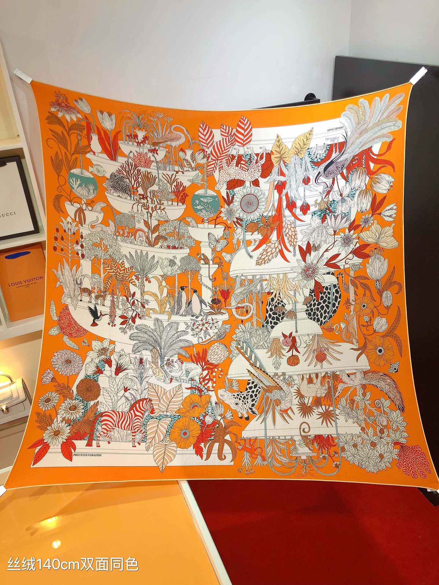 TOP HERMES Square Silk Scarf 140x140cm - 4 Colors
