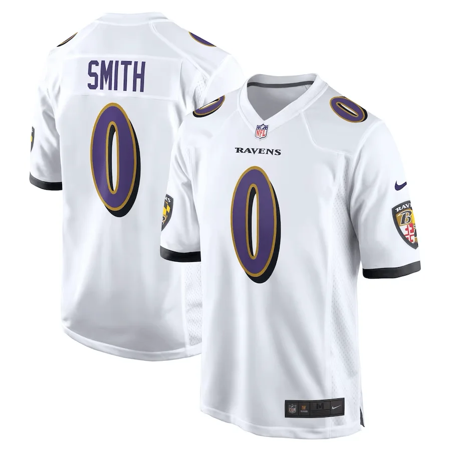 Roquan Smith Baltimore Ravens Jersey - White