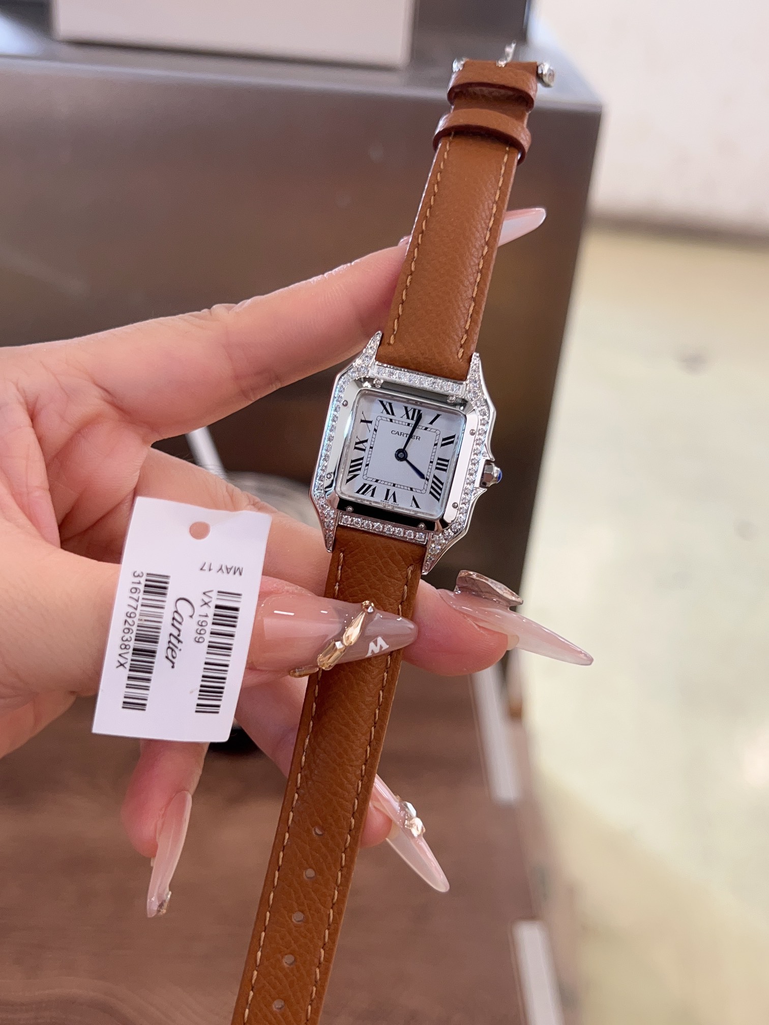 TOP Cartier Panthère de Cartier Watch 27x 37 mm -  Brown