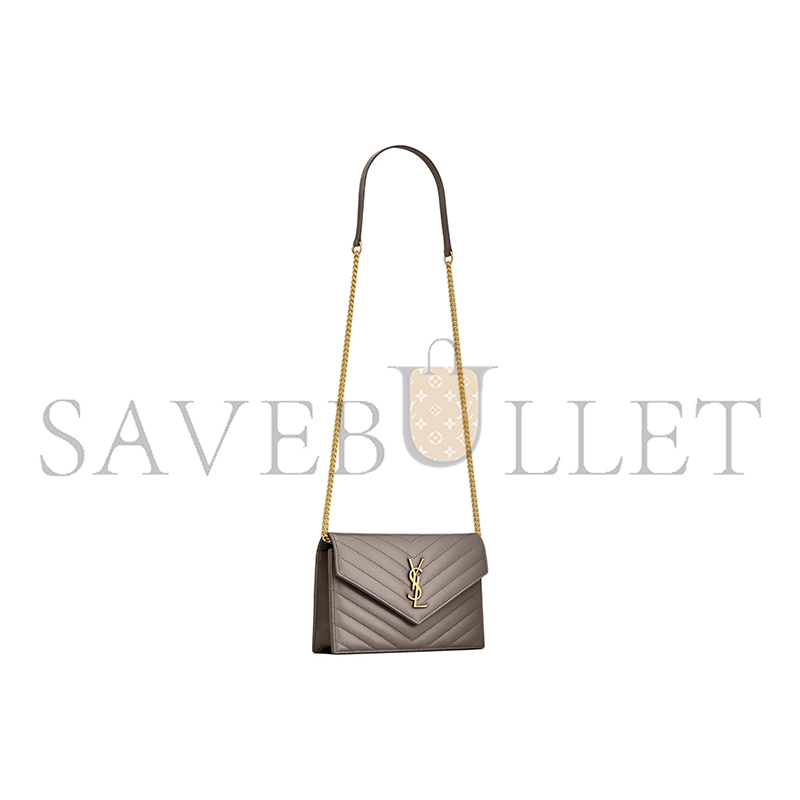 YSL CASSANDRE ENVELOPE CHAIN WALLET 857605AAA441996 (19*12.5*3.5cm)