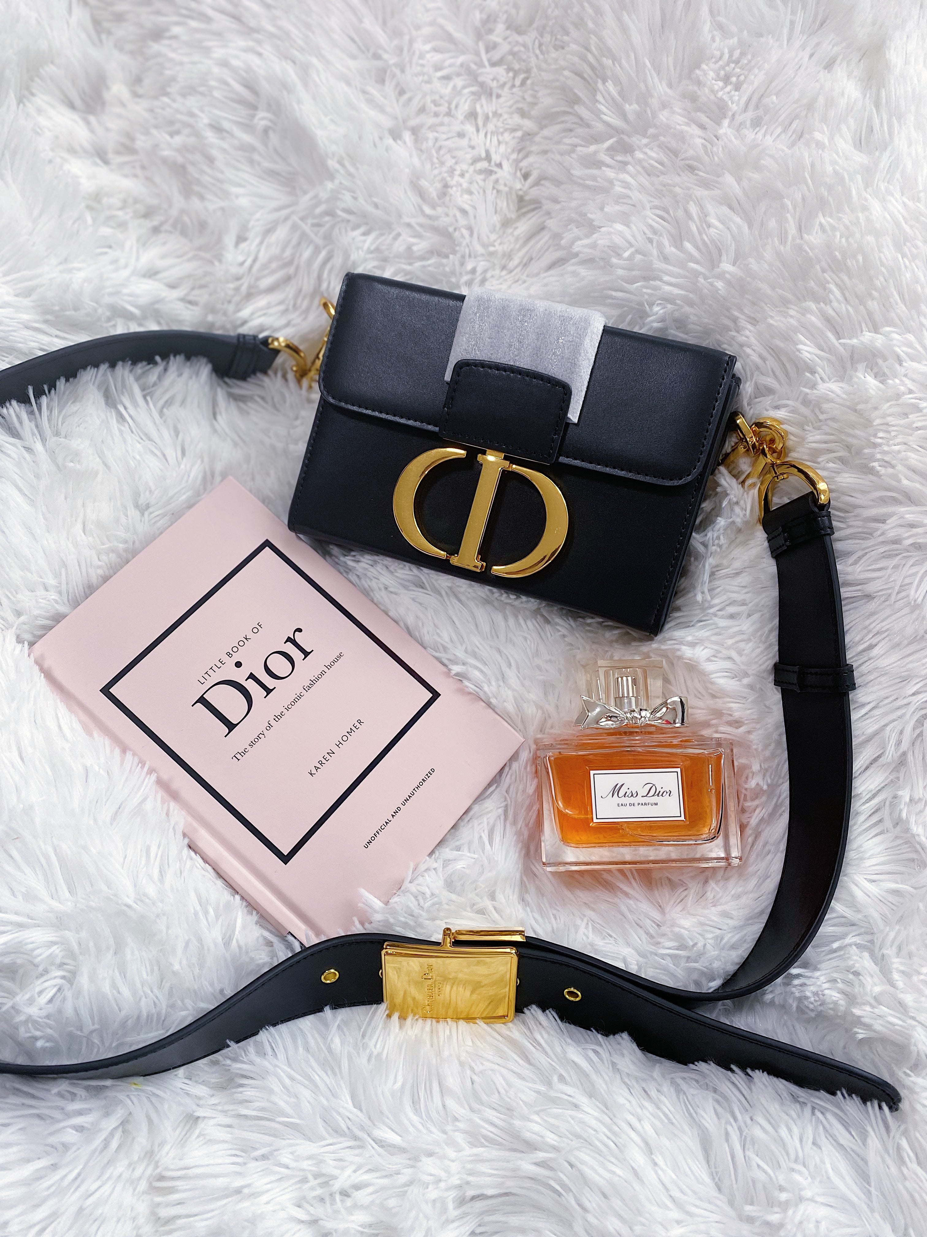 Top Christian Dior 30 Montaigne Box Bag - Black