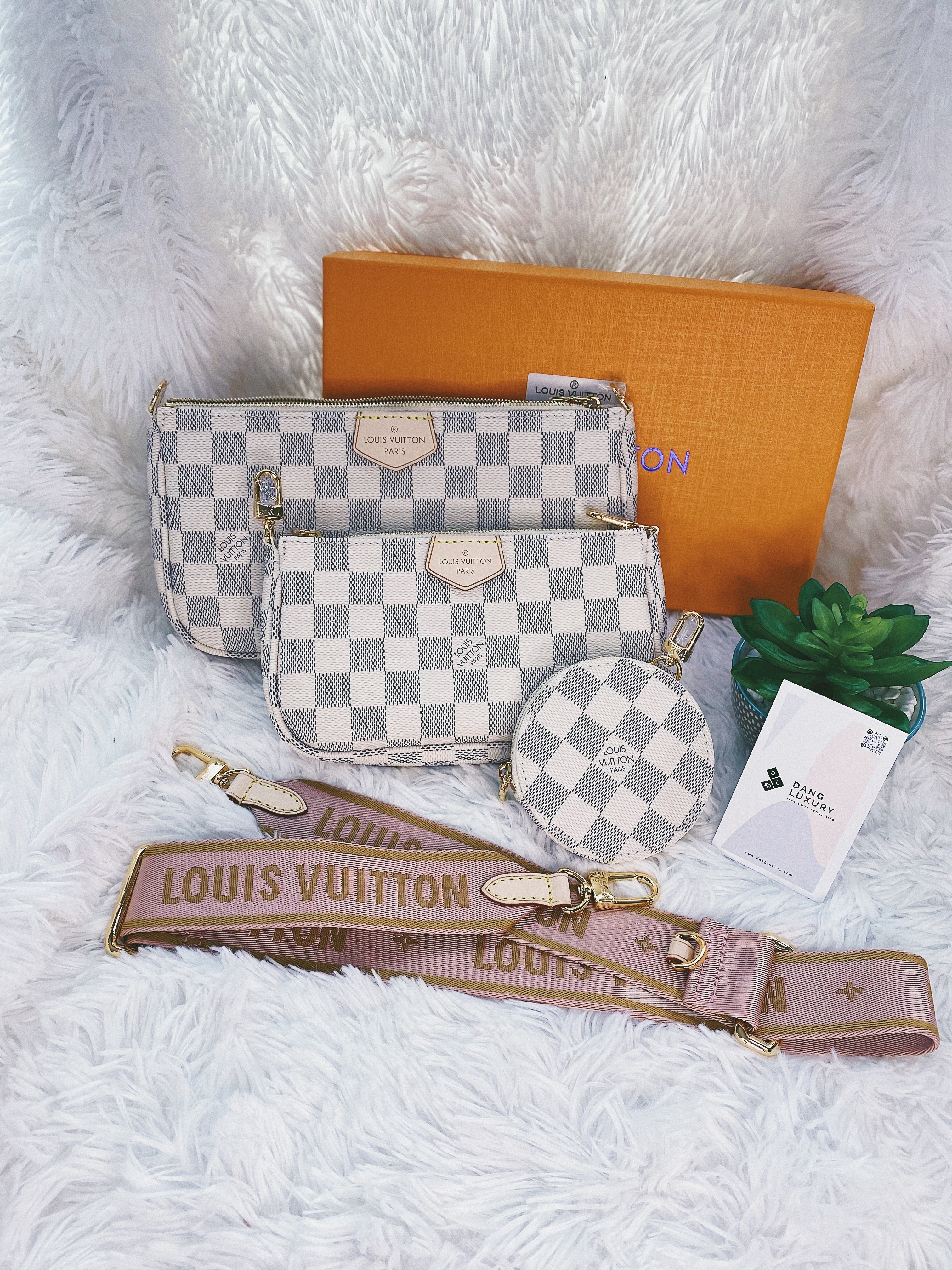 TOP Louis Vuitton LV TOP LV Multi-Pochette Damier Azur