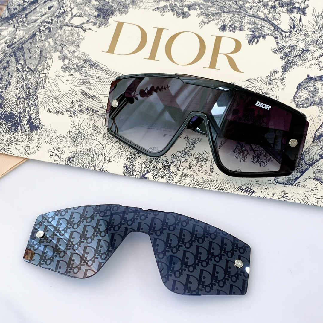 Dior XTREM MU  One-piece Box Sunglasses Top quality (Perfect Replica）