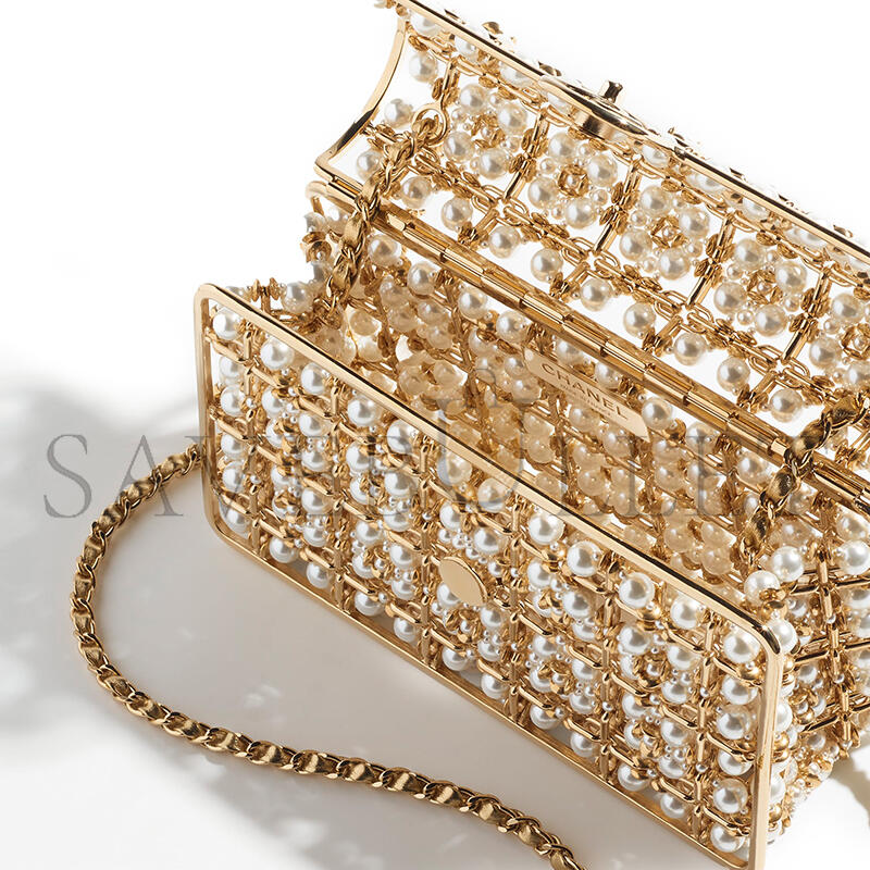 CHANEL 23S CLASSIC FLAP EVENING BAG AS4076 (17*11*6cm)