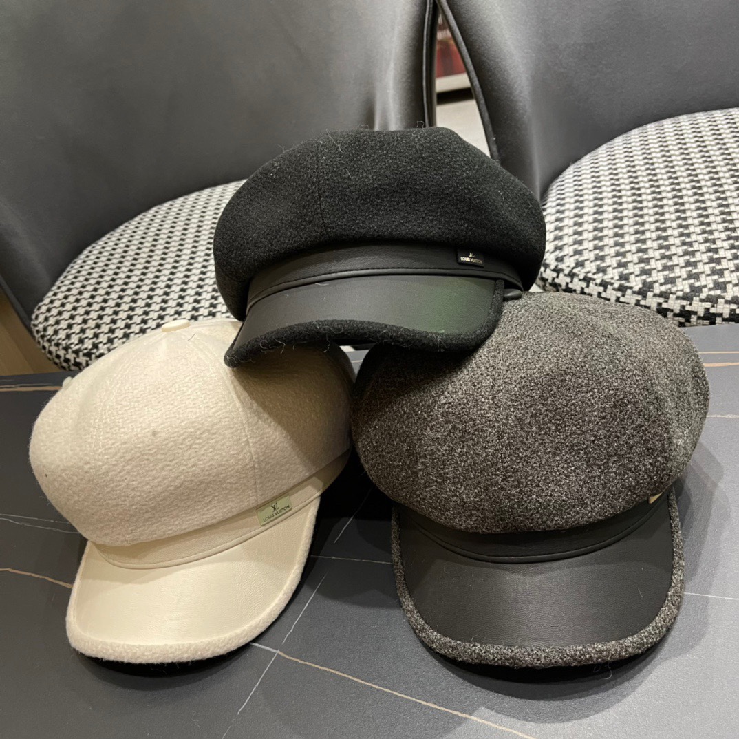 TOP Louis Vuitton LV Beret - 3 Colors