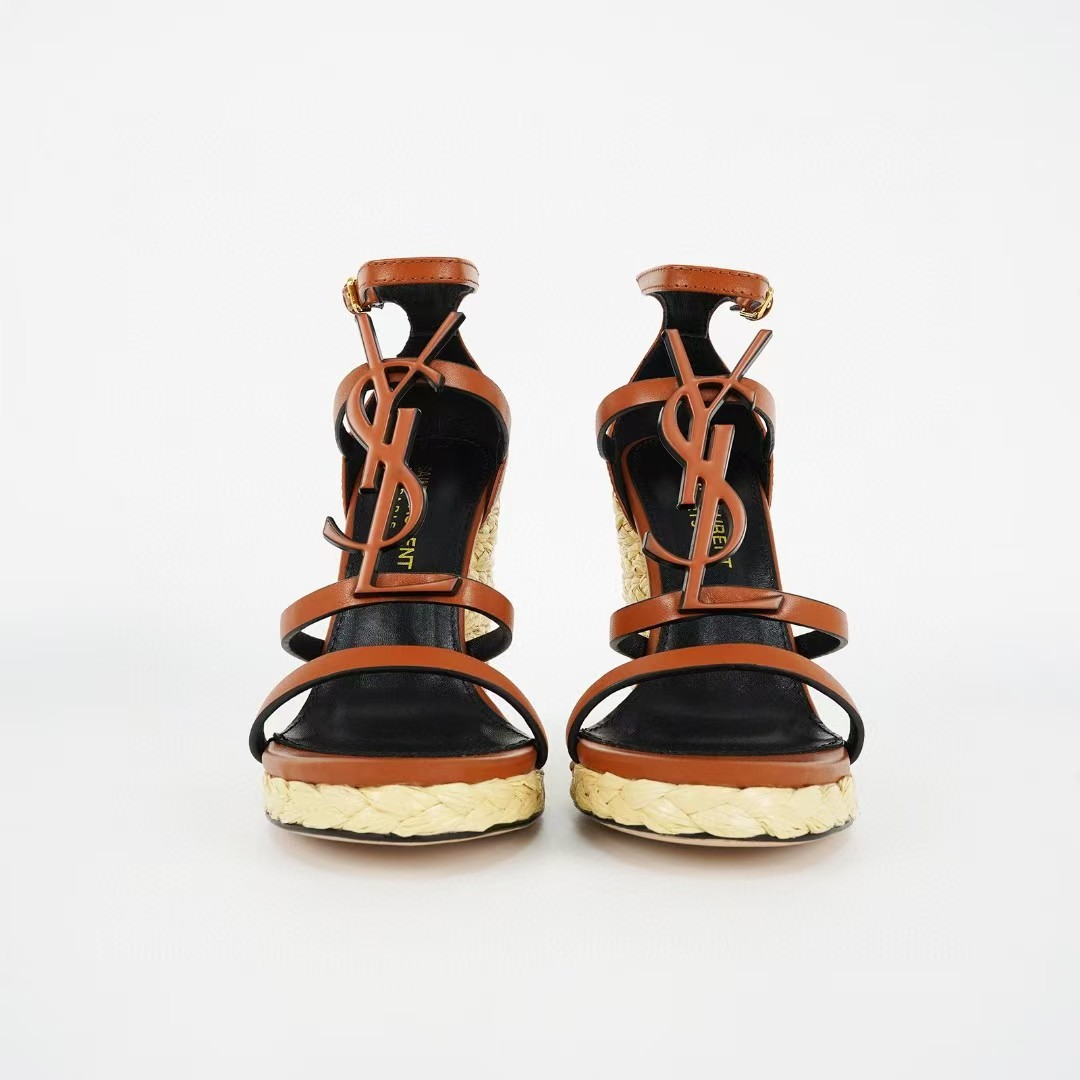 TOP Yves Saint Laurent YSL High Heel Pumps - Brown