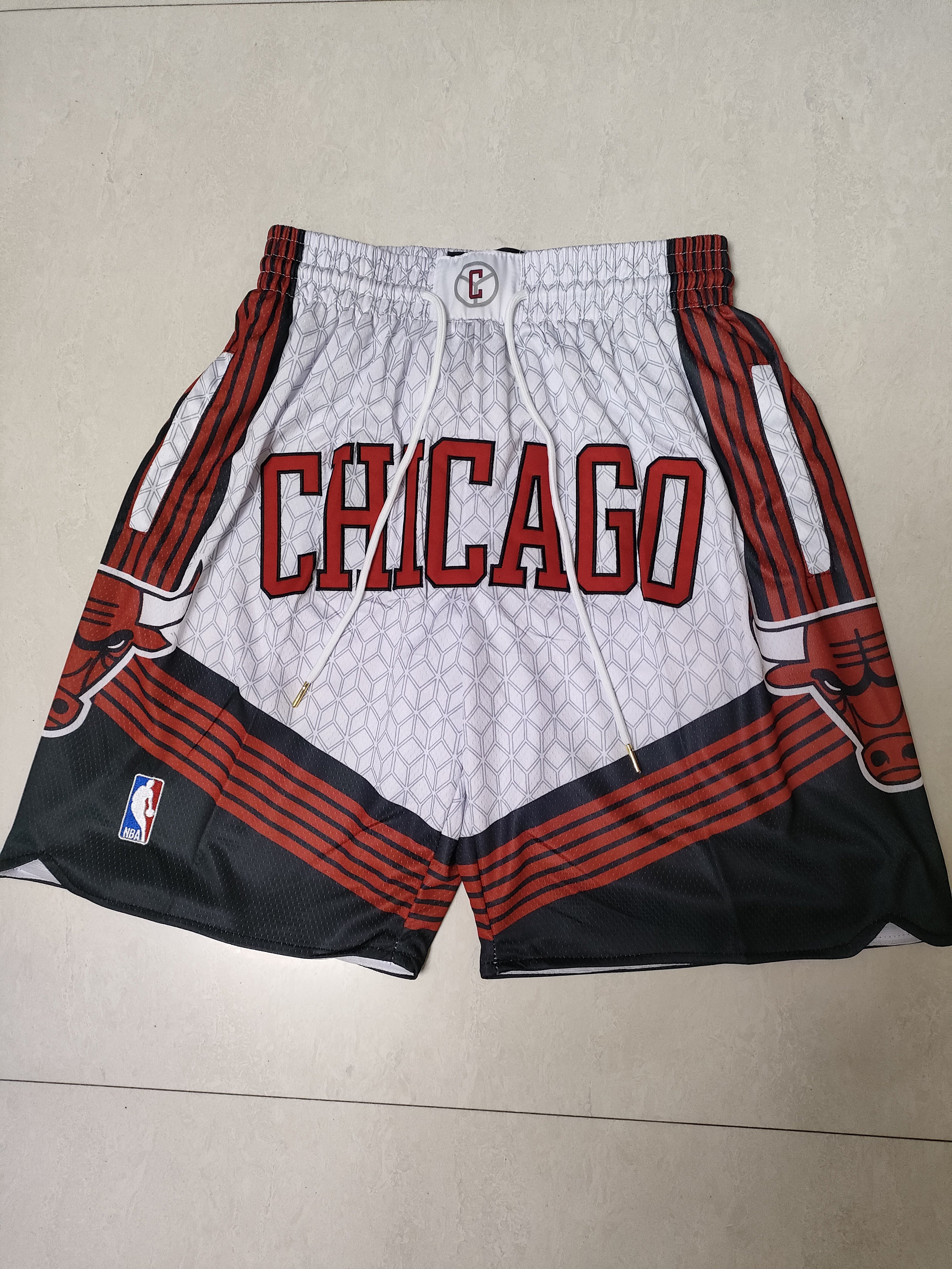 Chicago Bulls White City Edition Pocket Pants
