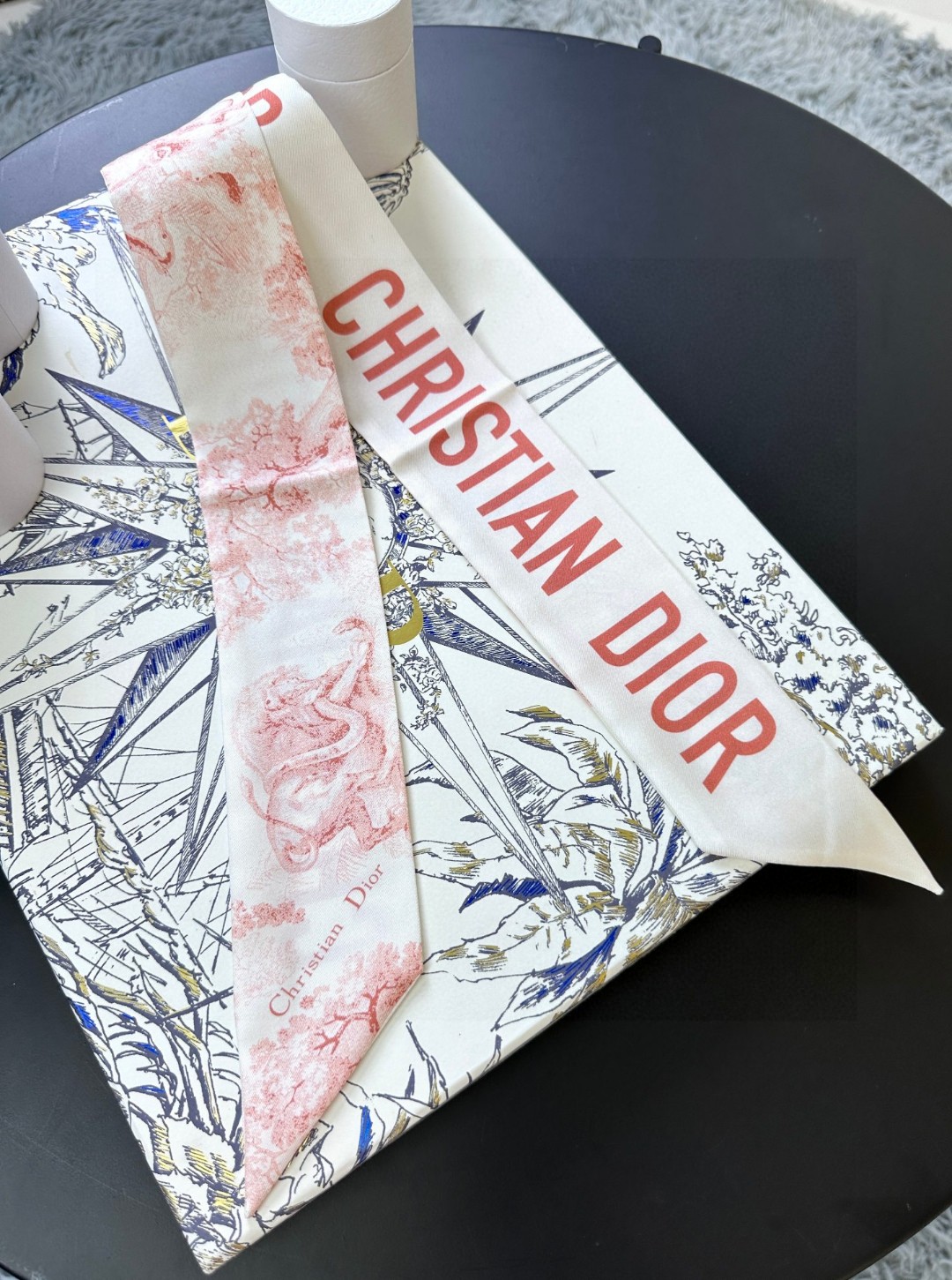 TOP Christian Dior Tie Scarf - 3 Color