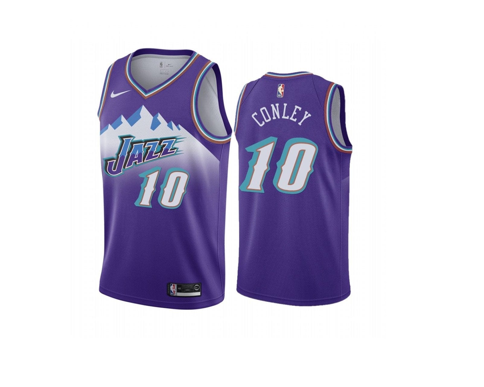 Mike Conley Utah Jazz throwback Jersey