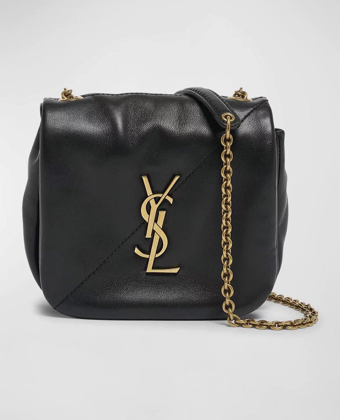 TOP Yves Saint Laurent YSL Jamie 4.3 Bag 16x11x4cm/29x21x9.5cm - Black & GHW